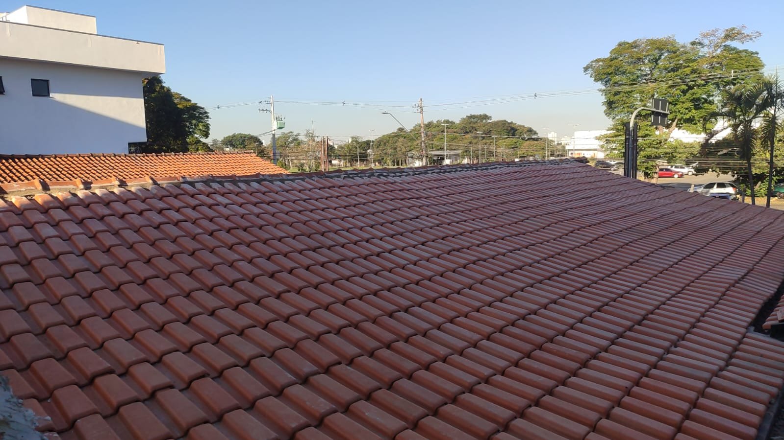 Telhado após a reforma